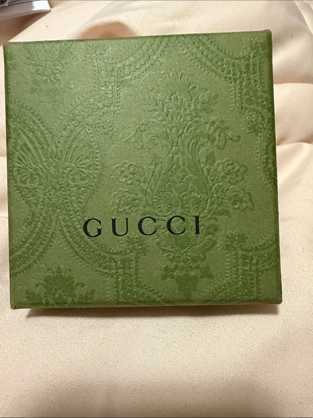 Gucci Silver Interlocking G Metal Keychain